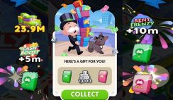 MONOPOLY GO ! DAILY FREE DICE AND STICKERS REWARDS